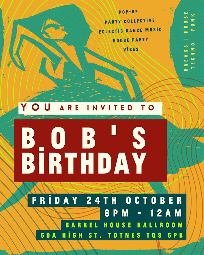 You are Invited to Bob's Birthday You are Invited to Bob's Birthday