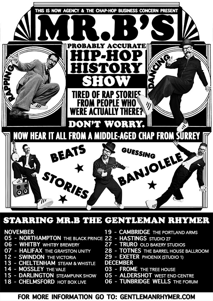 Mr B - Tour poster
