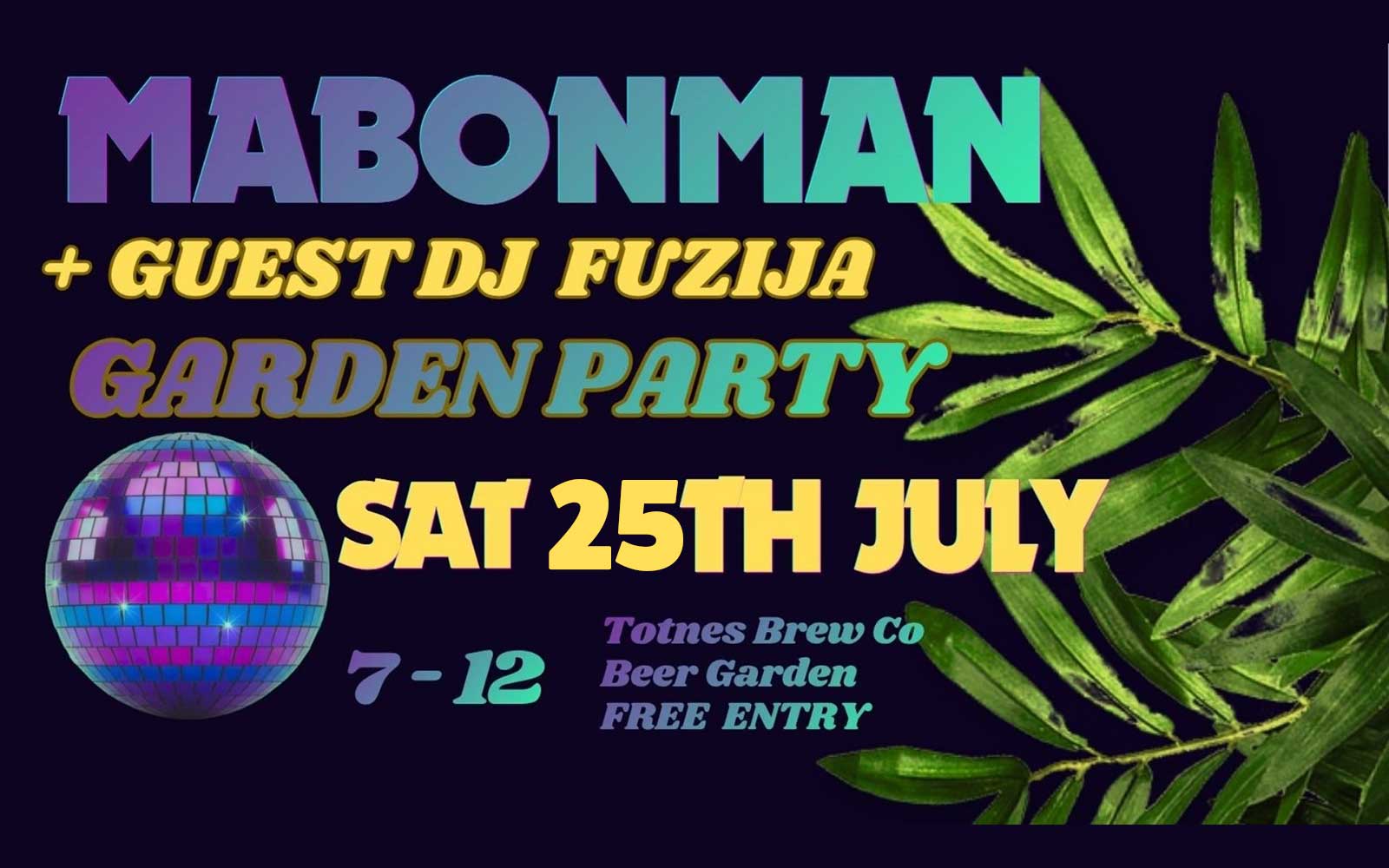 Free Garden Party with Mabonman