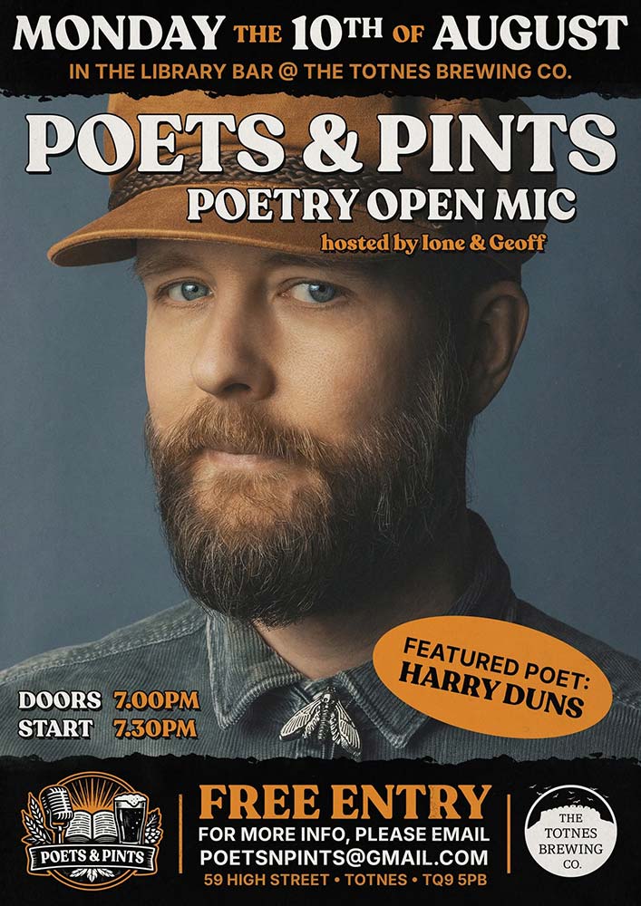 Poets and Pints - August 2026