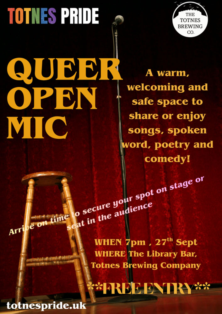 Totnes Pride - Queer Open Mic